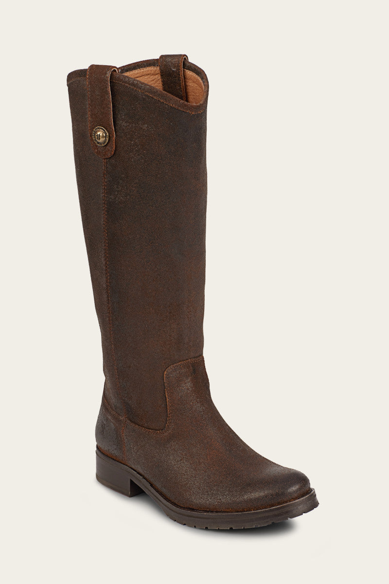 Melissa Double Sole Button Lug Tall - Pre-Loved