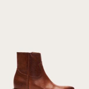 Billy Inside Zip Bootie - Caramel / 7.5 - Pre-Loved