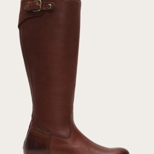 Jayden Buckle Back Zip Wide Calf - Pre-Loved