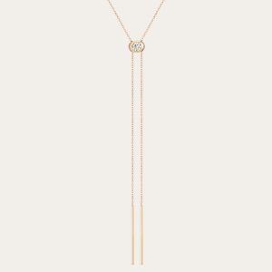 Aurate x Frye: Lab Grown Diamond Bolo Necklace