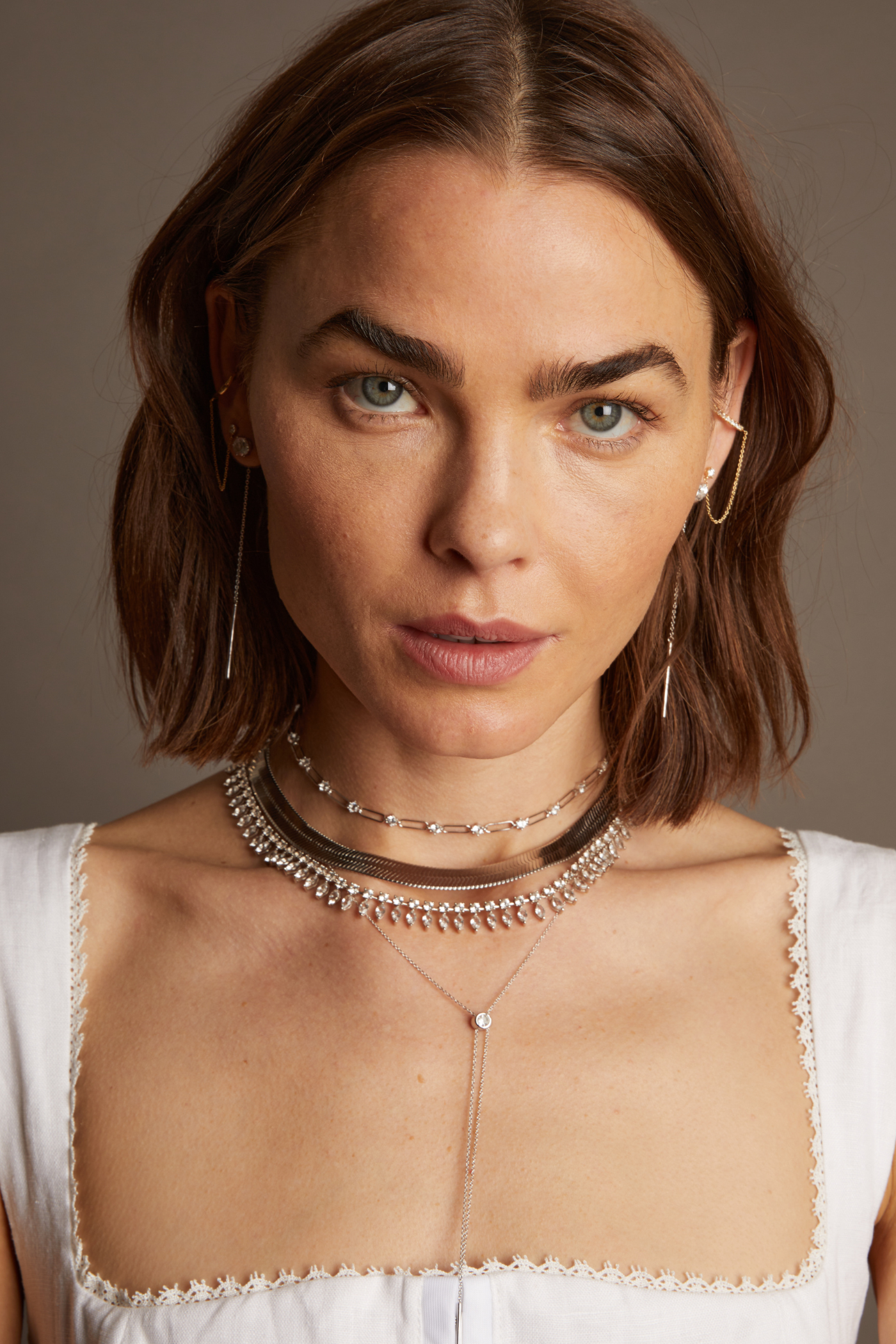 Aurate x Frye: Lab Grown Diamond Bolo Necklace - Image 4