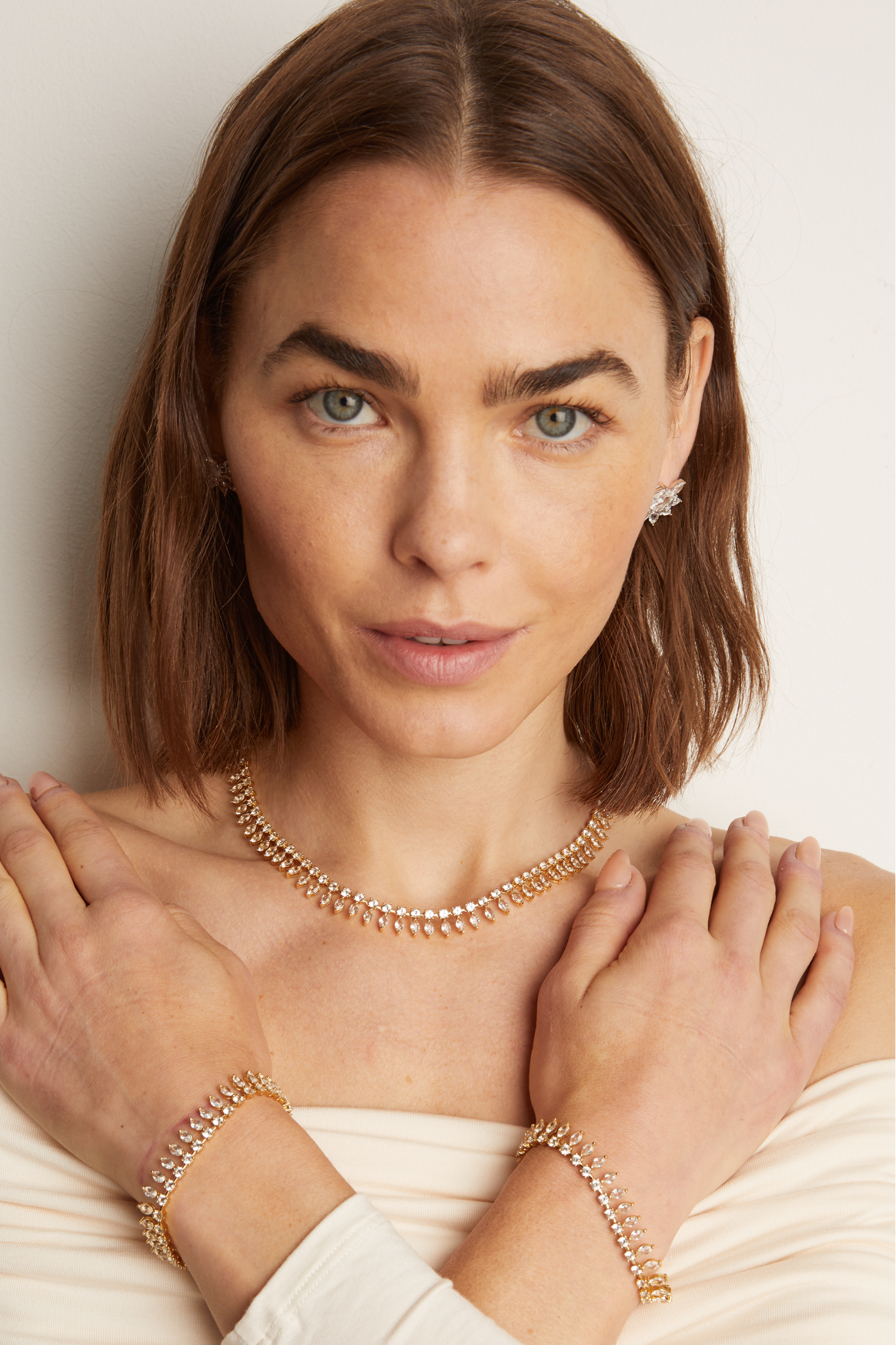 Aurate x Frye: Marquise Fringe Necklace - Image 3