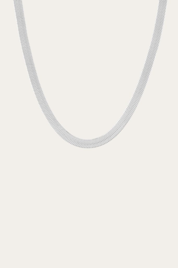Aurate x Frye: Extra Bold Herringbone Necklace