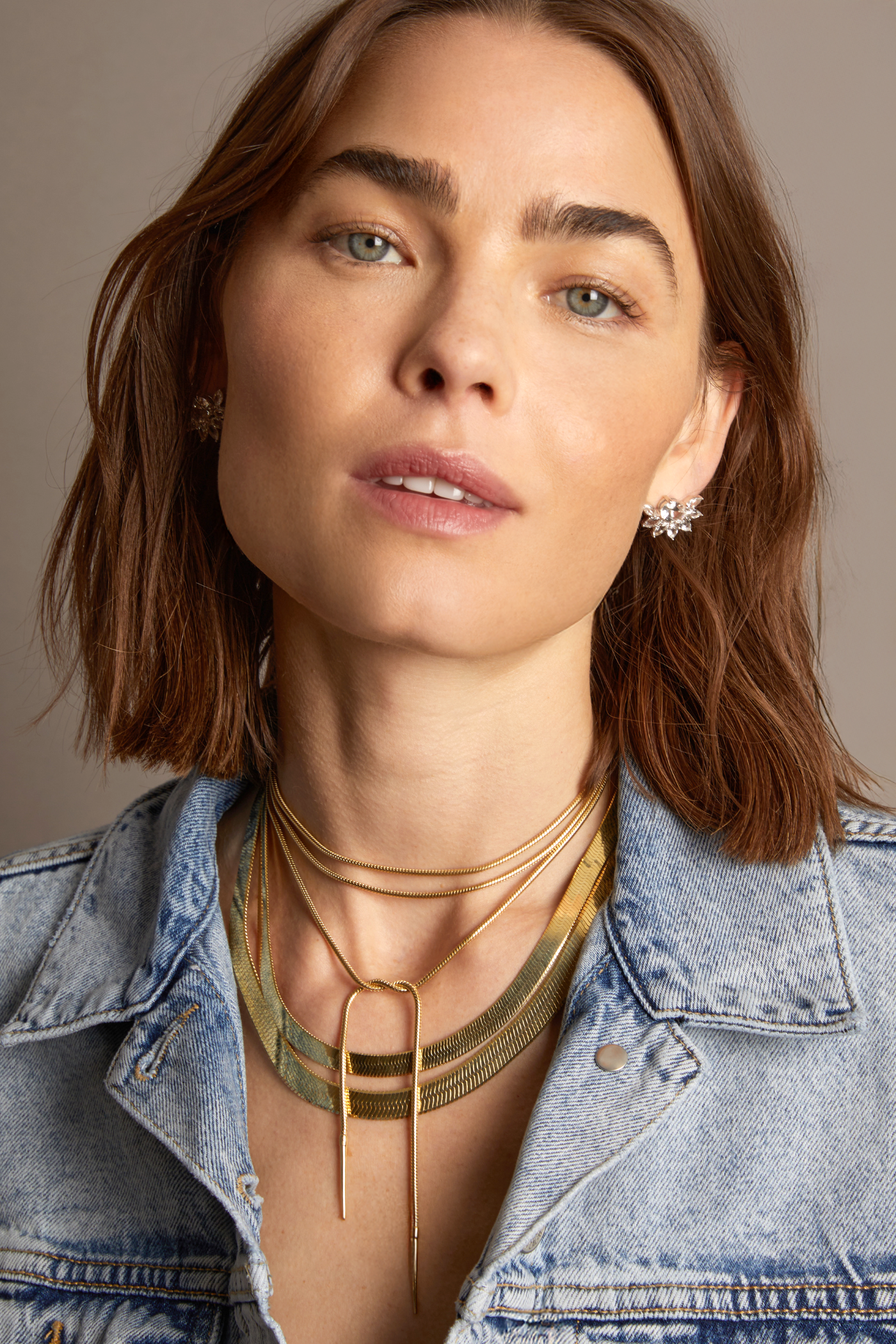 Aurate x Frye: Extra Bold Herringbone Necklace - Image 3