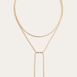 Aurate x Frye: Lasso Wrap Necklace
