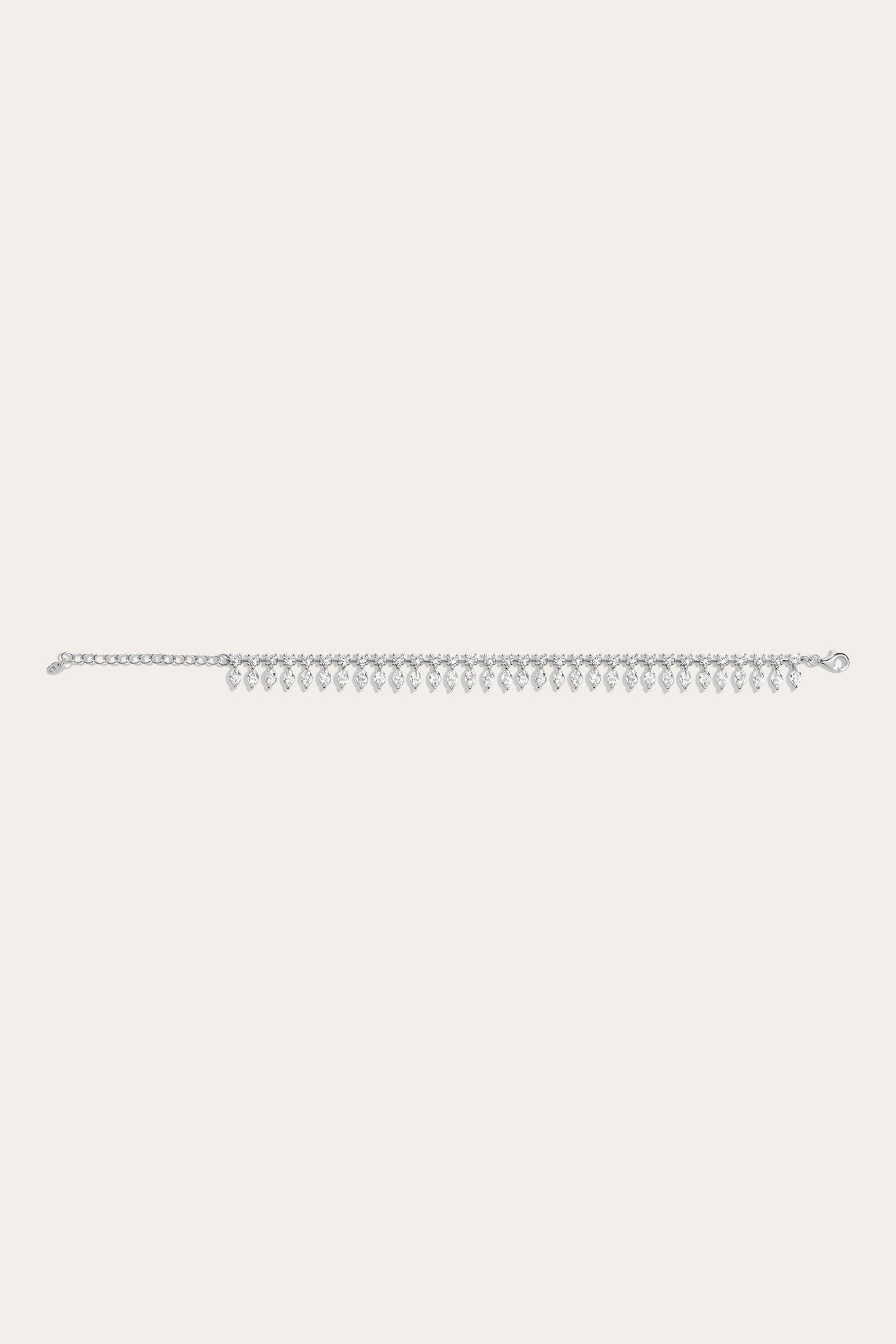 Aurate x Frye: Marquise Fringe Bracelet - Image 2