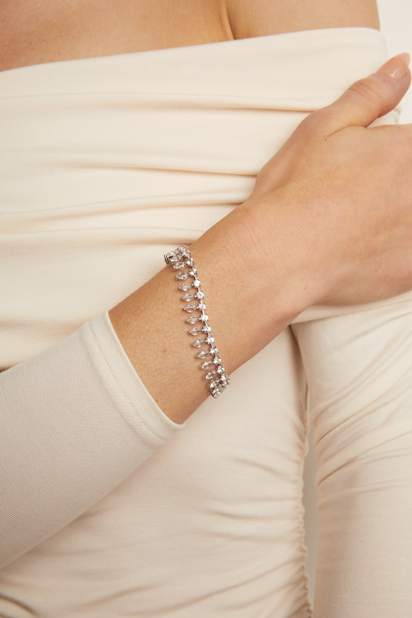 Aurate x Frye: Marquise Fringe Bracelet - Image 3