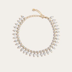 Aurate x Frye: Marquise Fringe Bracelet