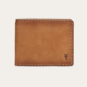 Logan Nubuck Money Clip Card Case