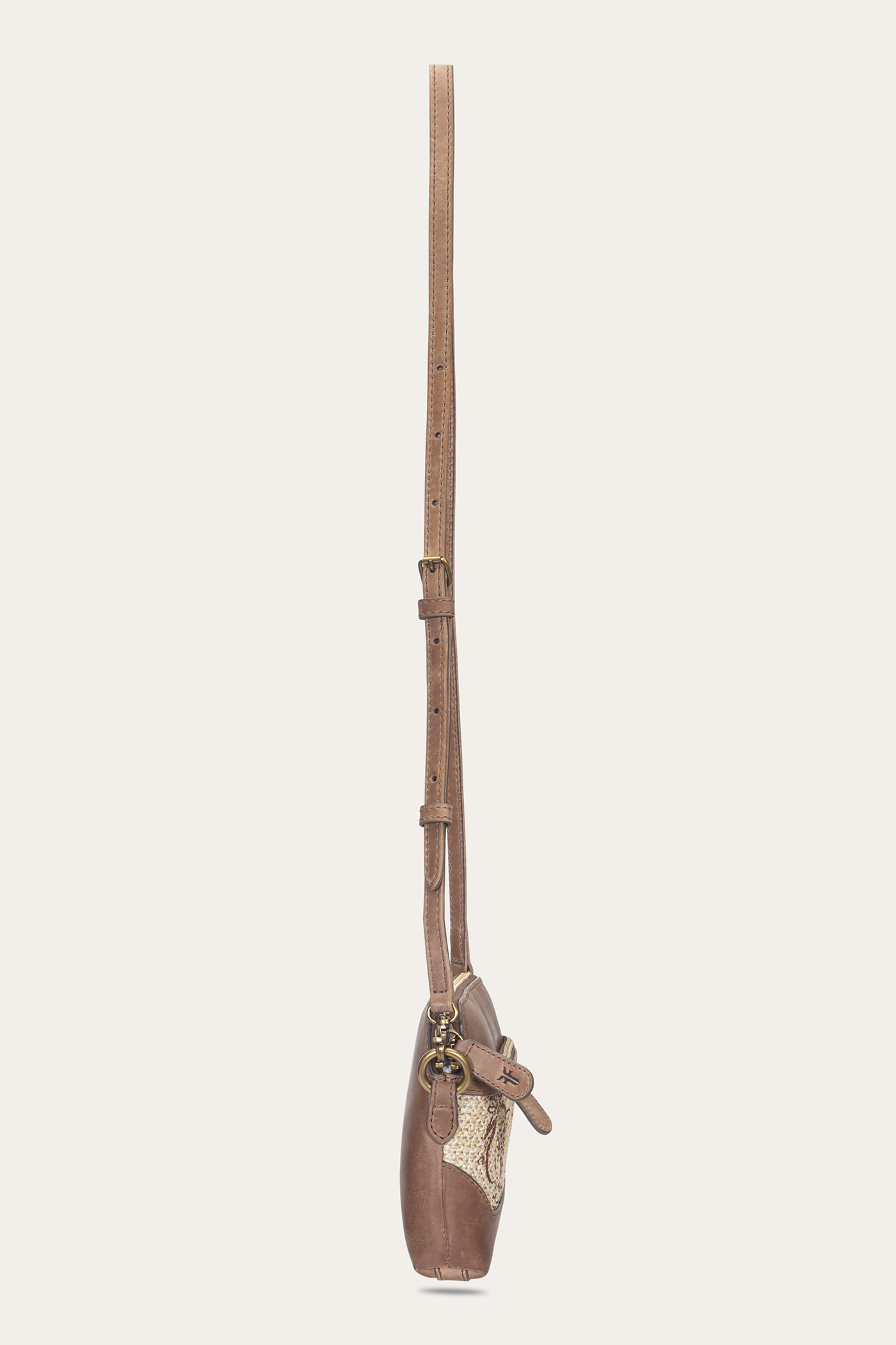 Melissa Raffia Floral Crossbody Wristlet - Image 3