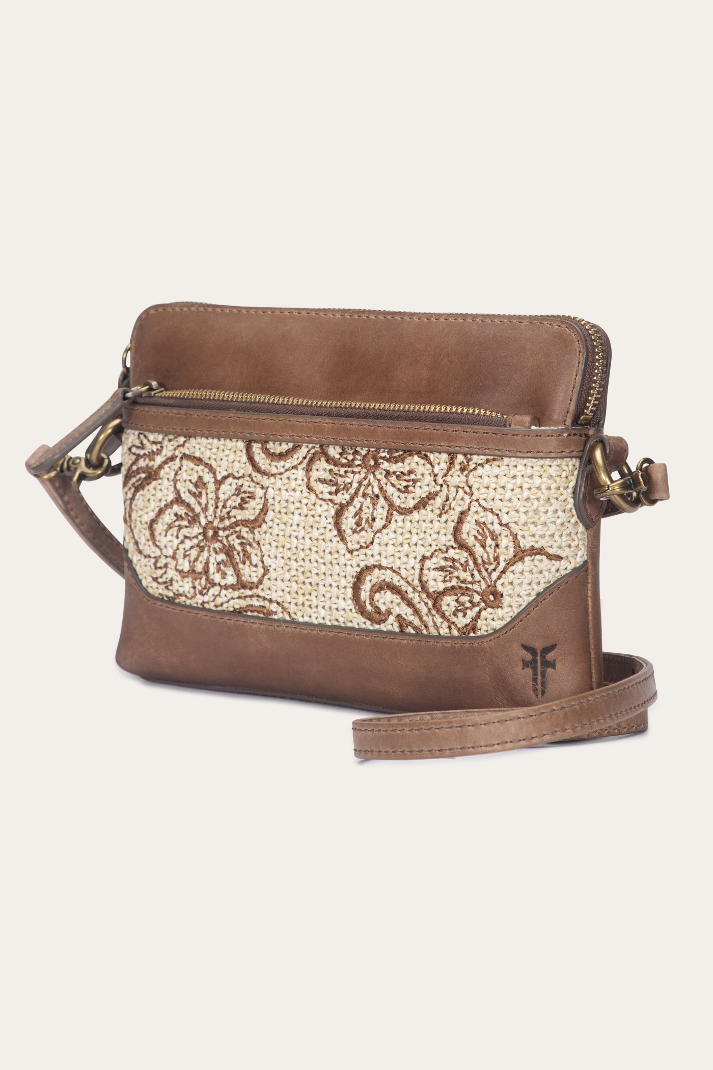 Melissa Raffia Floral Crossbody Wristlet - Image 5