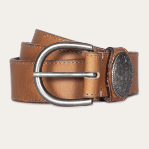 35 Mm Belt With Concho On Loop