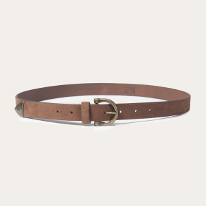 25mm Suede Horseshoe Buckle Belt