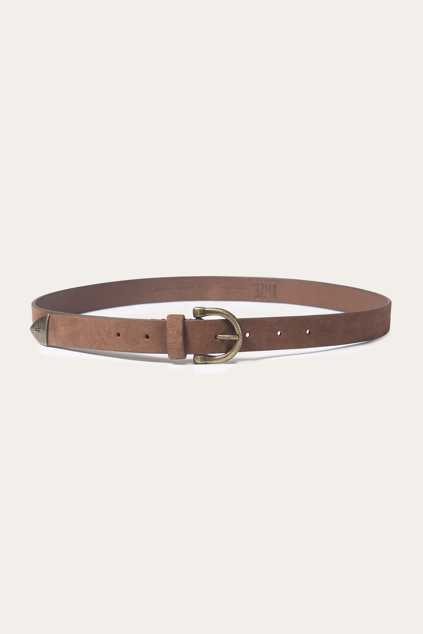 25mm Suede Horseshoe Buckle Belt