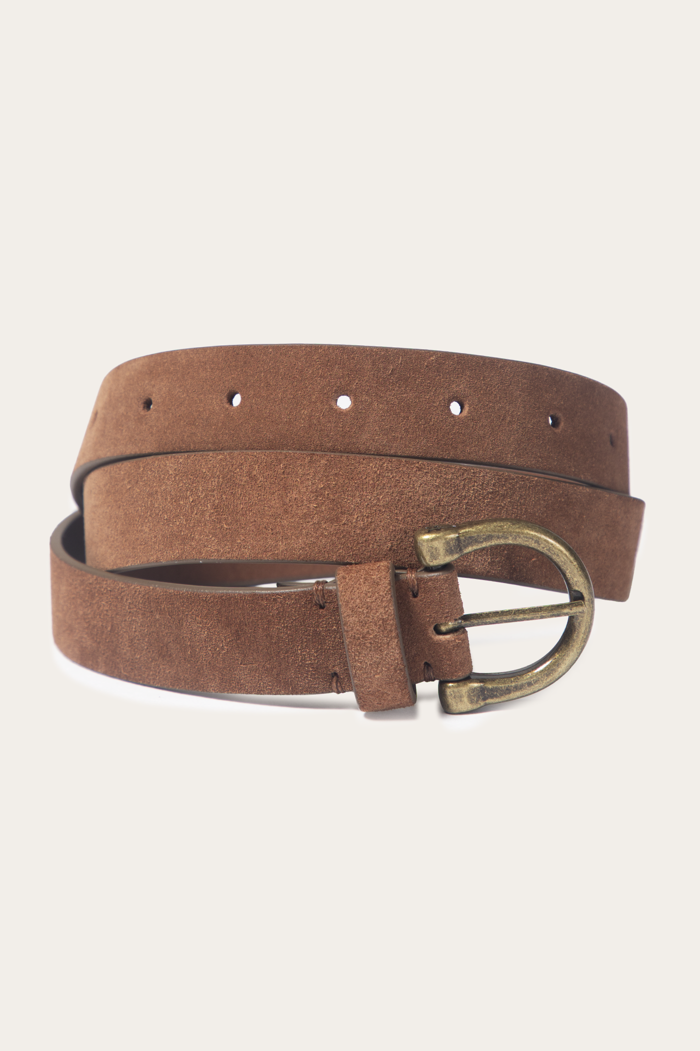 25mm Suede Horseshoe Buckle Belt - Image 2