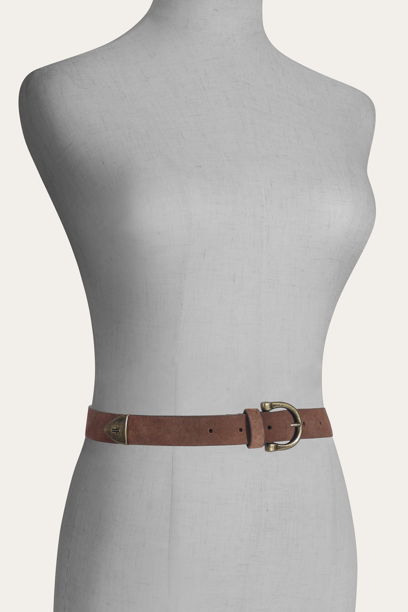 25mm Suede Horseshoe Buckle Belt - Image 4