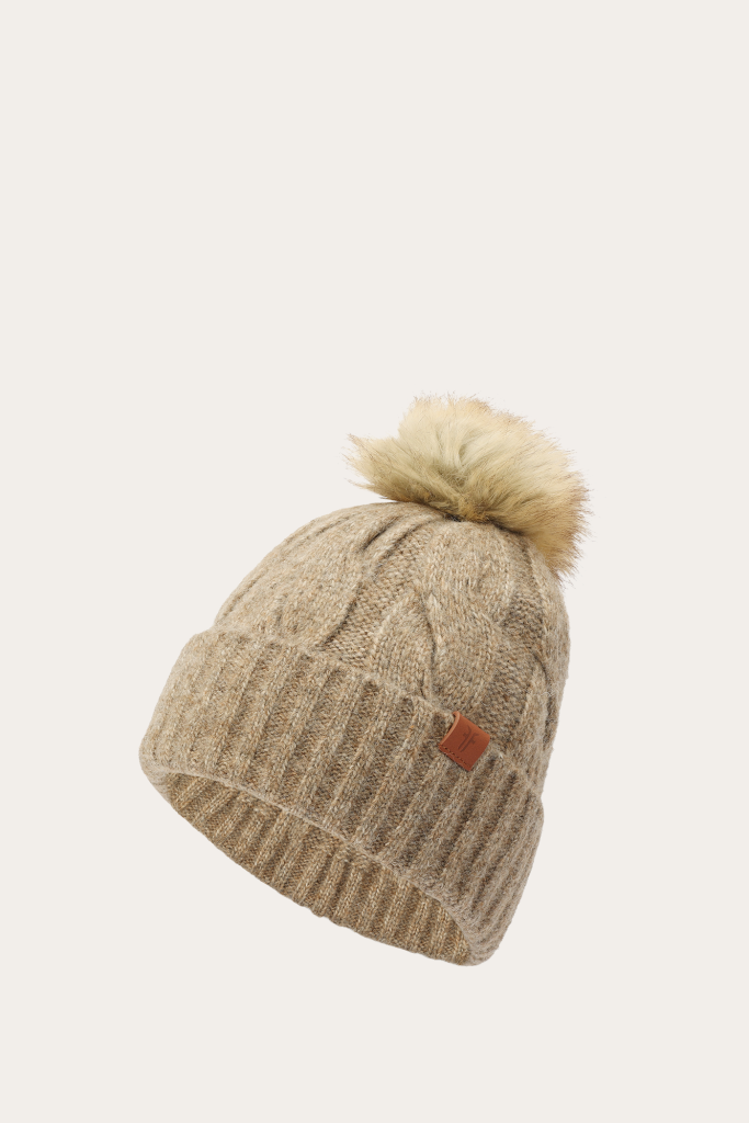 Wide Cable Cuff Hat