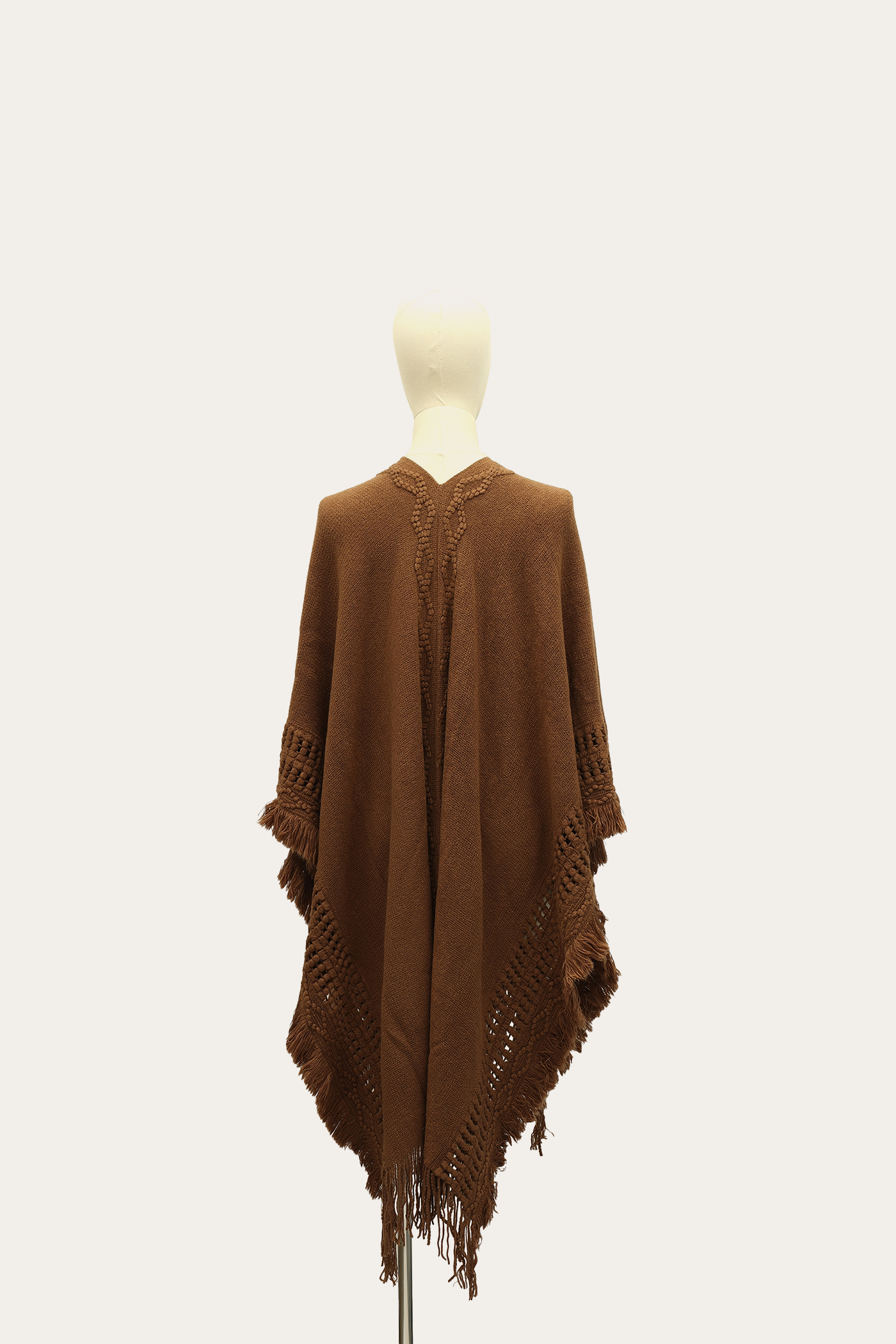 Embellished Fringe Ruana - Image 3