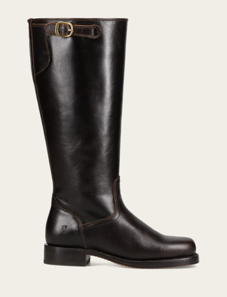 Campus Low Heel Tall Riding Wide Calf